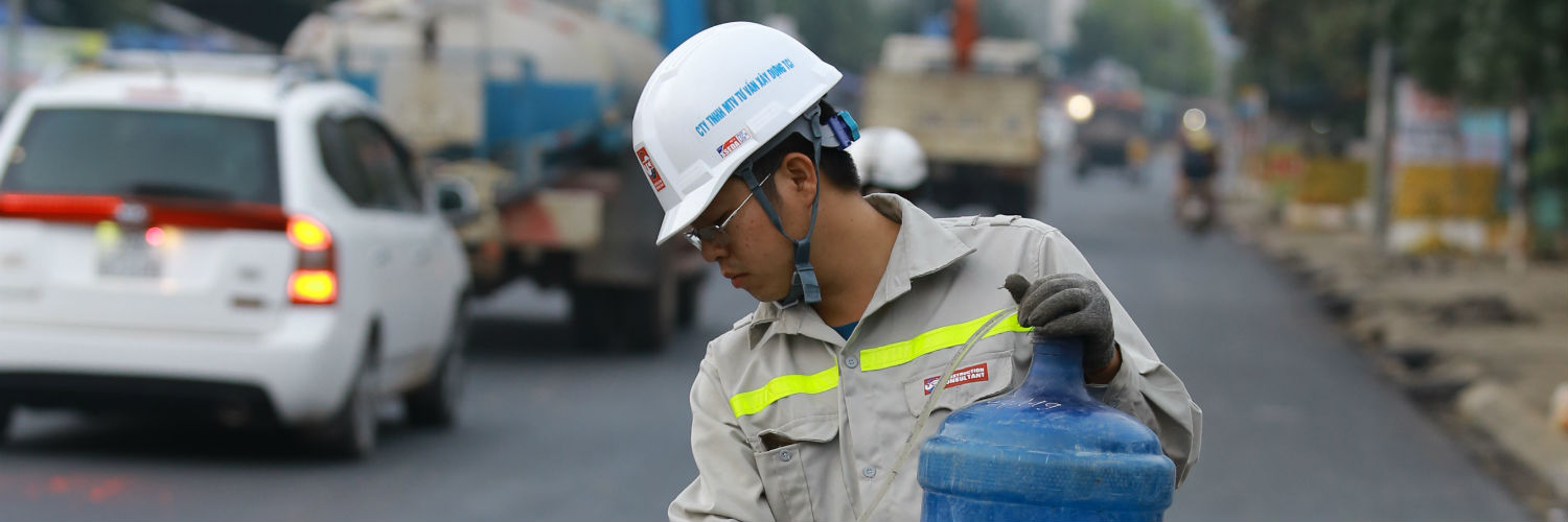 Kiểm tra mặt đường bê tông nhựa QL6