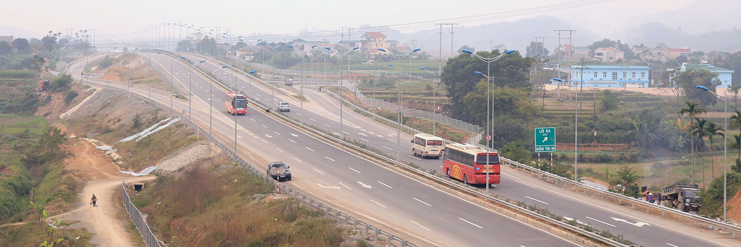 Nút giao IC14 gói thầu A5 đường cao tốc Nội Bài - Lào Cai